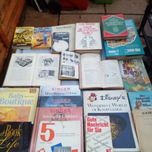 Mixed lot of vintage study guides, children's & reference books (about 20–30 pcs)