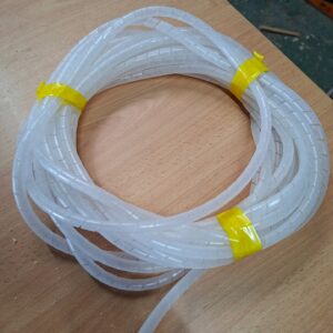 13m Express spiral cable sleeve — translucent spiral wrap (12mm internal) single continuous coil