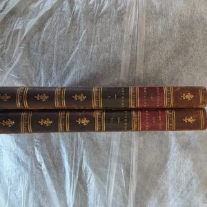Antique 1853 Set: A Child's History of England by Charles Dickens (2 Volumes, Tauchnitz Leipzig)