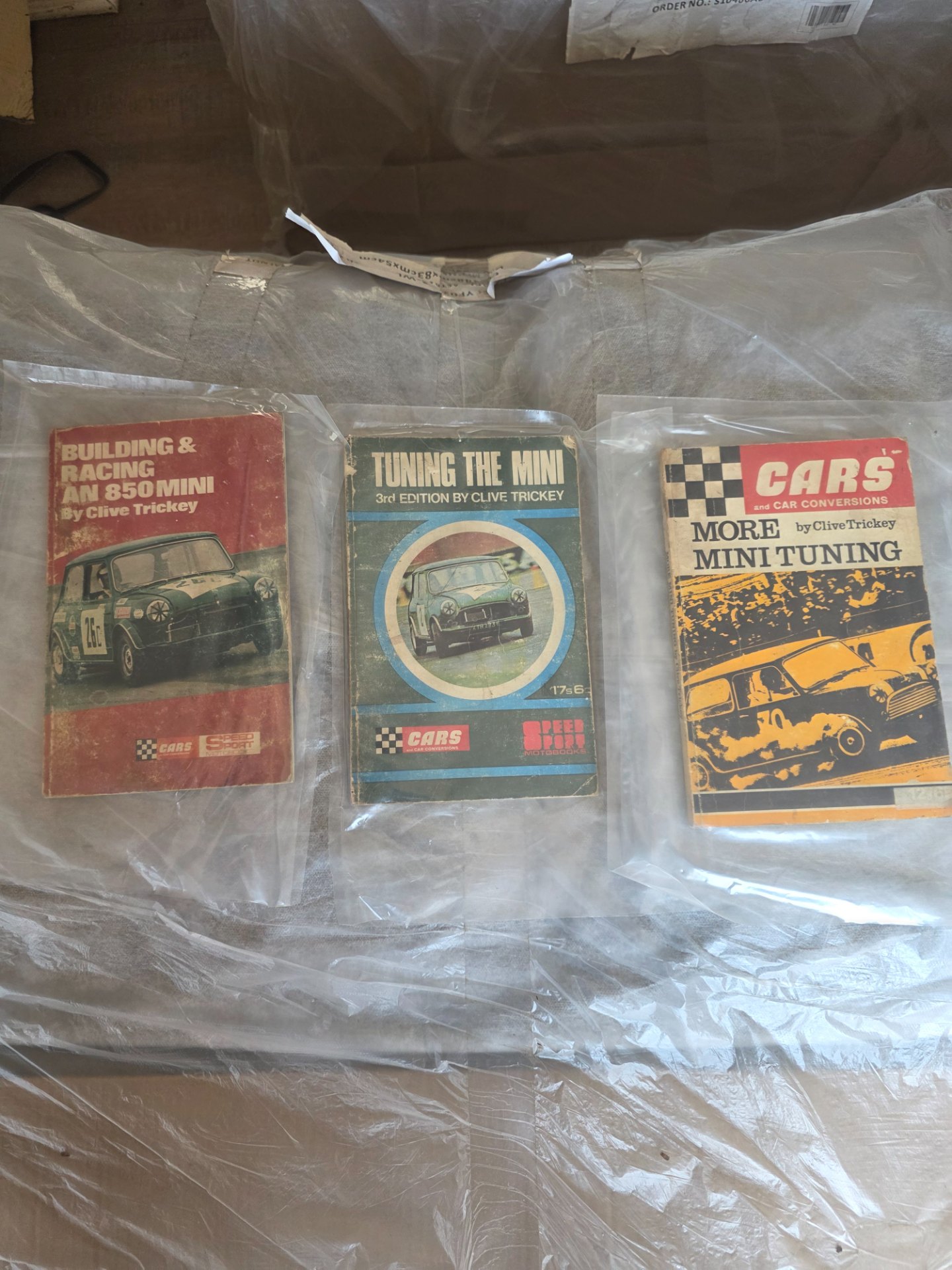 Set of 3 Vintage Mini Tuning & Racing Books by Clive Trickey