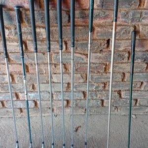 Lot of Approximately 10 Mixed Golf Clubs (No Bag)