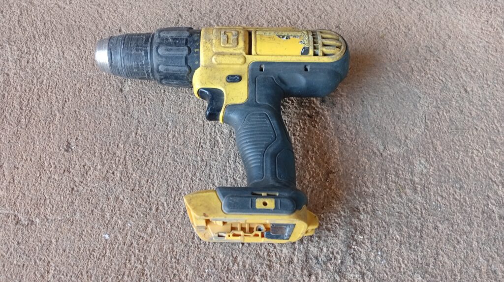 Yellow/Black Cordless Hammer Drill – Parts / Repair (Battery & Charger Not Included)