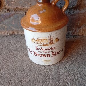 Sedgwick's Old Brown Sherry Ceramic Jug/Flagon 750ml — 29cm