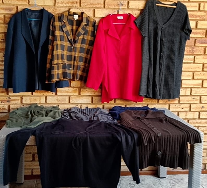 Lot of 9 Women’s Jackets & Jerseys – Mixed Sizes, Used (Fair Condition)