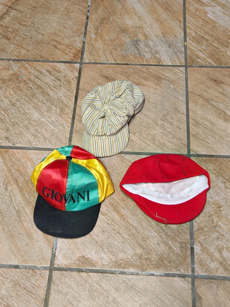 Lot of 3 Assorted Used Caps (incl. GIOVANI multicolour cap)
