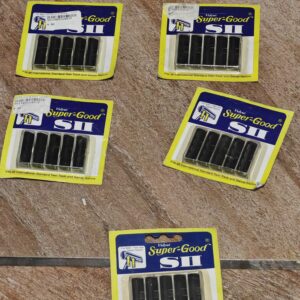 Lot of 5 Sealed Shaving Blade Packs (Super-Good SII)