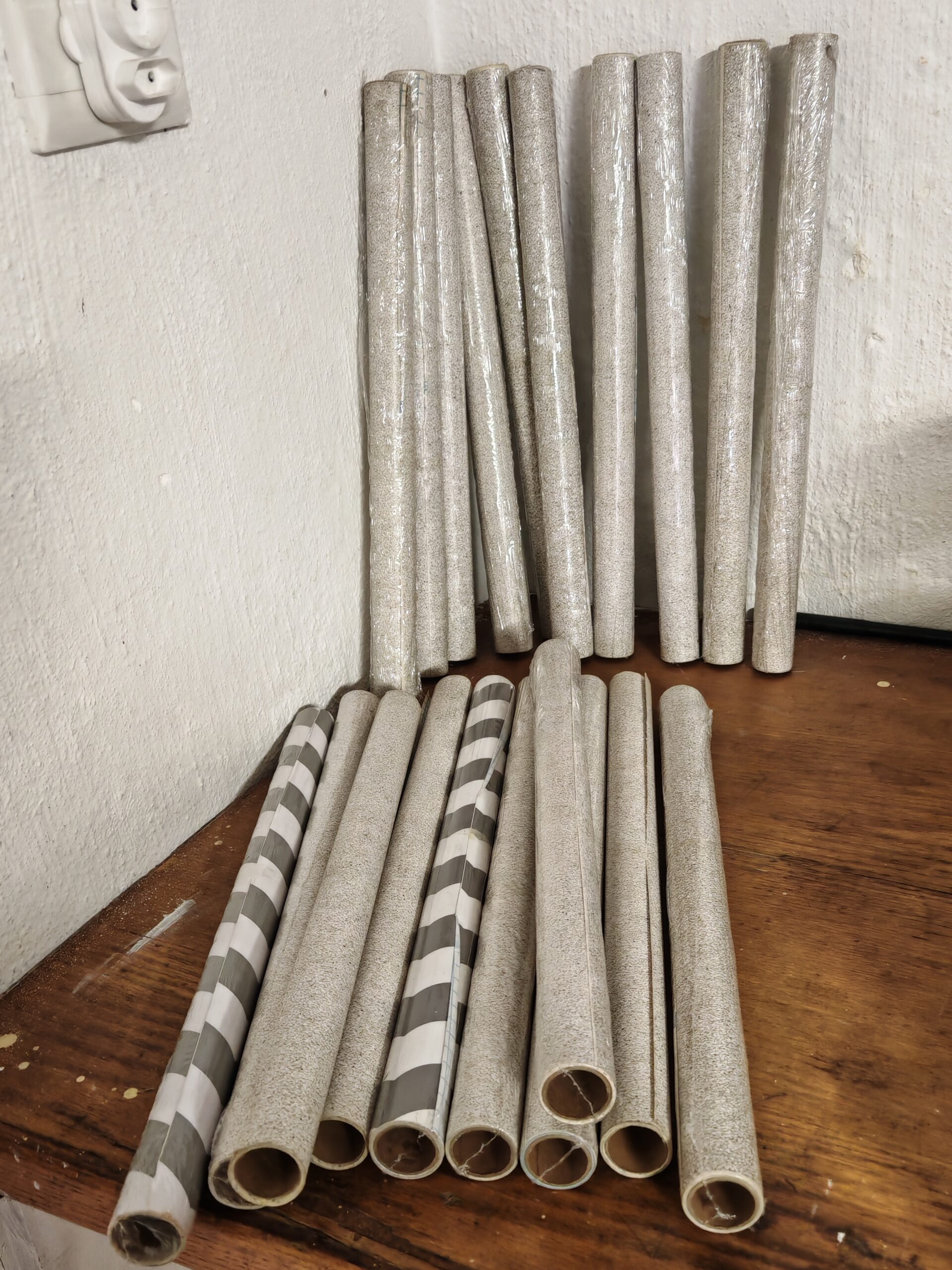 Lot of 22 Adhesive Contact Paper Rolls (mixed patterns)