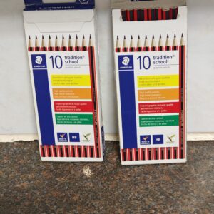 Two Boxes Staedtler 'tradition school' HB Pencils (2 x labelled 10)