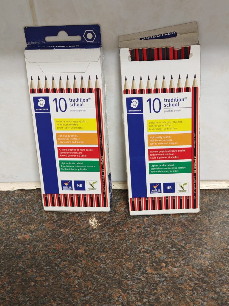 Two Boxes Staedtler ‘tradition school’ HB Pencils (2 x labelled 10)