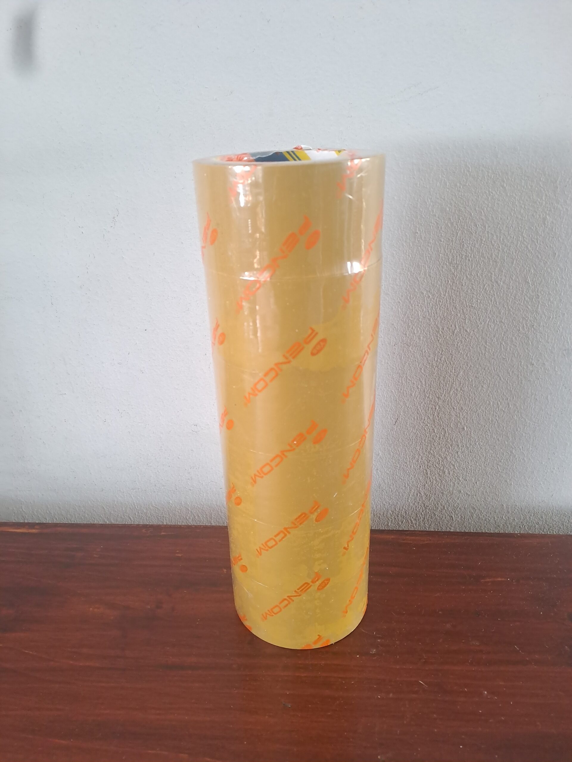 Set of 6 Clear Packing Tape Rolls (Box Tape) – Stack of Sealed Rolls