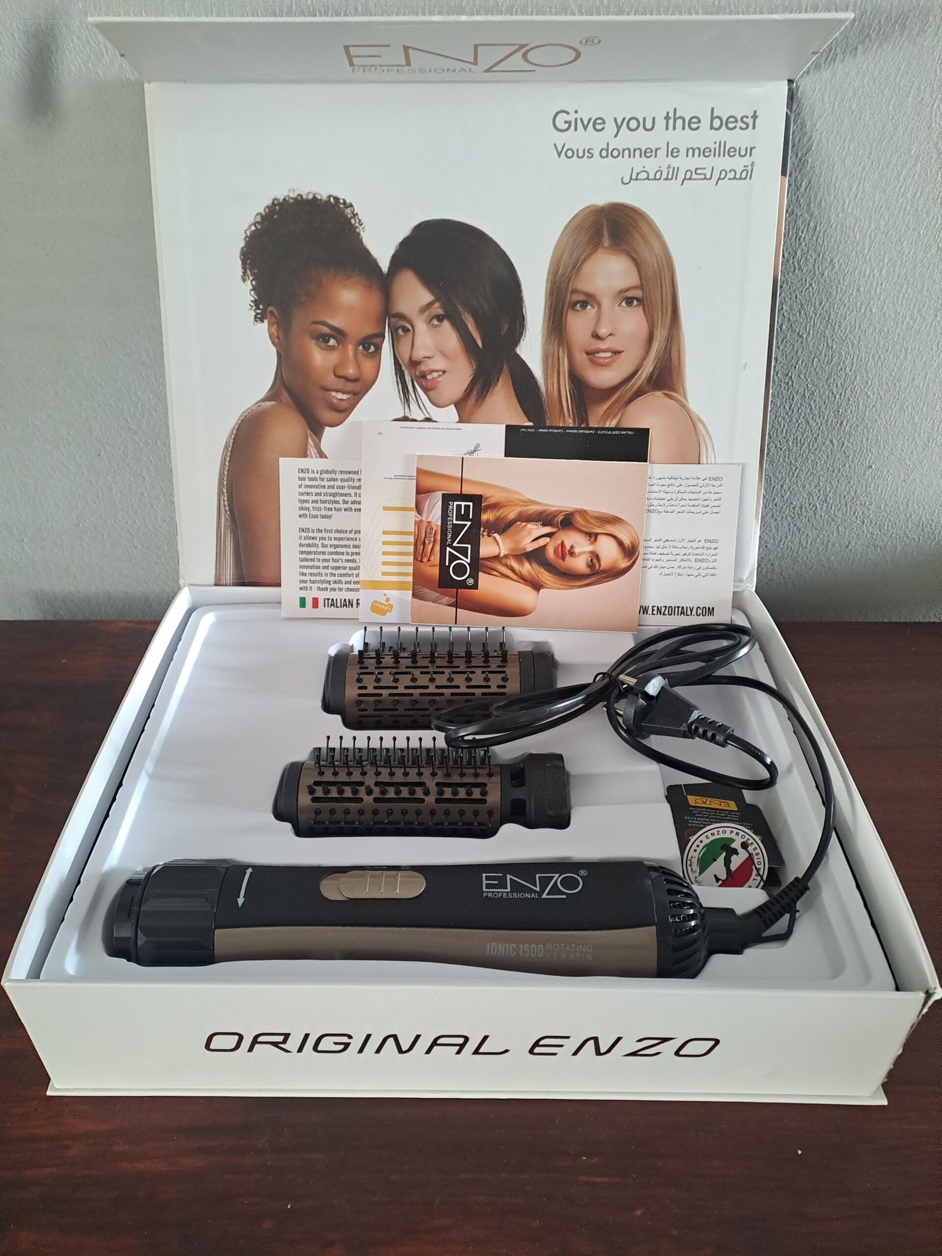 Enzo EN-745 Professional Hair Drying & Styling Kit — Boxed Set