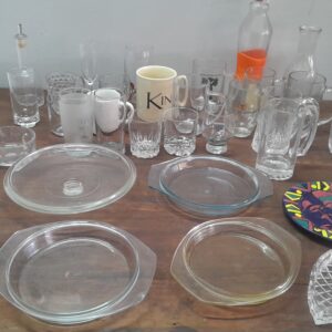 Mixed Lot of Assorted Glassware and Kitchen Glass Pieces (Approx. 28pcs)