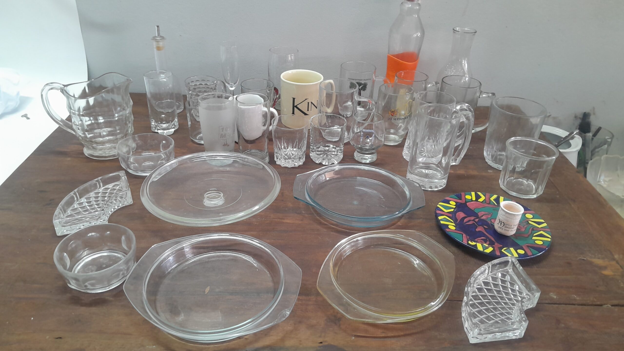 Mixed Lot of Assorted Glassware and Kitchen Glass Pieces (Approx. 28pcs)