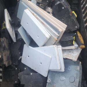 Bundle of approx. 25-40 Assorted Electrical Cover Plates & Housings (Used)