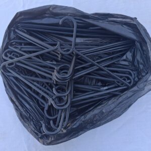 Bundle of Black Coat Hangers (Approx. 20)