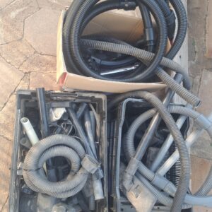 Assortment of Vacuum Cleaner Hoses & Attachment Parts (Approx. 20 Pieces)