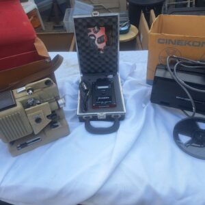 Mixed vintage film & measurement equipment lot – Eumig, Pioneer DT-36M, CINEKON (3pcs)