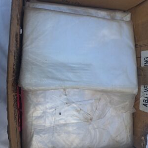 Bundle of Small Clear Plastic Bags in Cardboard Box — Used, Some Damage