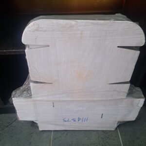 Joblot of White Die-Cut Packaging Box Panels, Shrink-Wrapped (Bulk Lot)