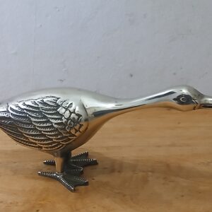 Decorative Metal Goose Figurine, 24cm high — Decorative Antiques & Collectible