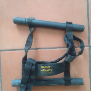 Strap-Style Scuba Diving Weight Assembly with 'BRIGHT WEIGHTS' Label — Used