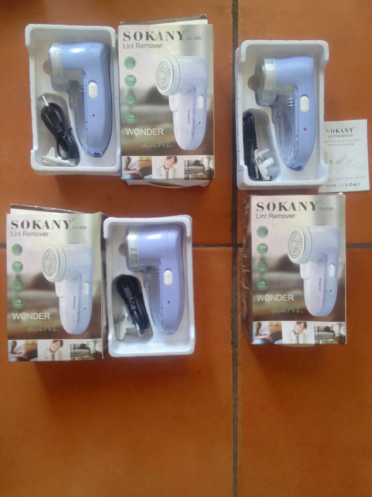 SOKANY Lint Removers — Set of 3 (seller-confirmed) with Packaging