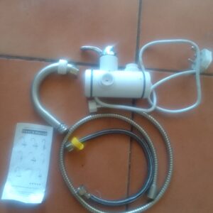 Used Instant Electric Water Faucet with Power Cord and Hoses (Untested)