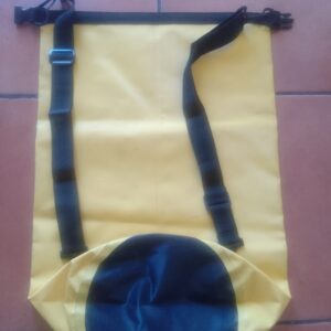 Yellow Roll-Top Backpack (60cm x 40cm) — Single Back Bag, Clean Overview Photo