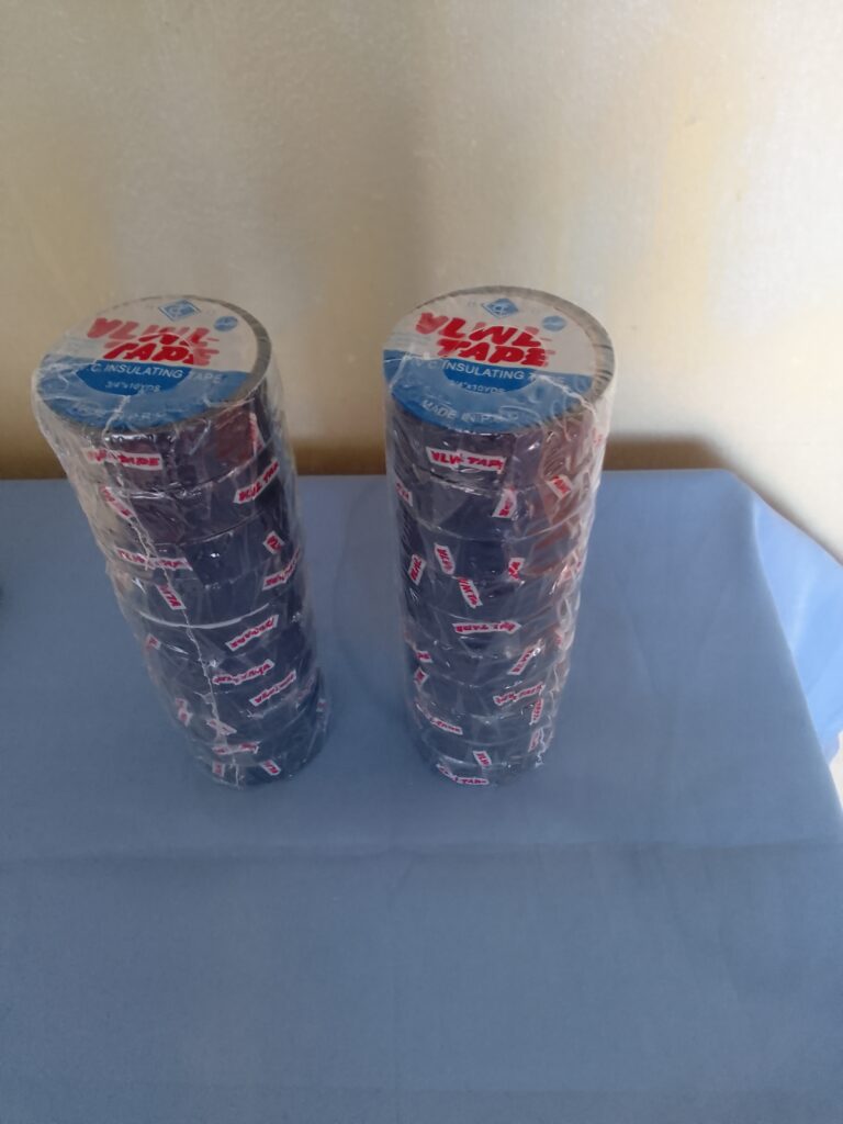 Pack of 20 Rolls Black Insulation Tape, Shrink-Wrapped Set