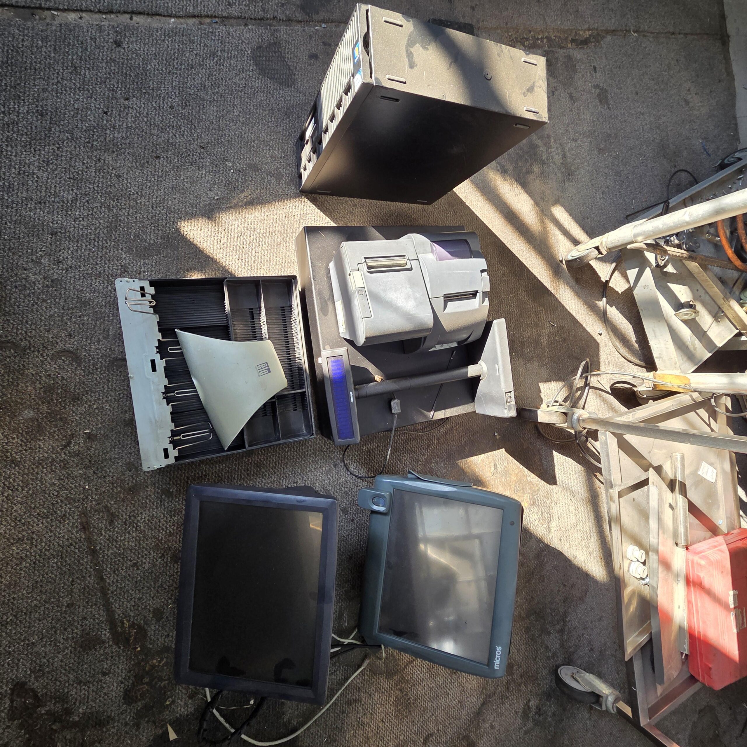 Bundle of Point-of-Sale Components — PC Tower, 2 Touch Monitors, Printer & Cash Drawer