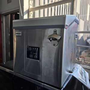 SnoMaster Countertop Bullet Ice Maker — Compact Stainless-finish Unit (Used)
