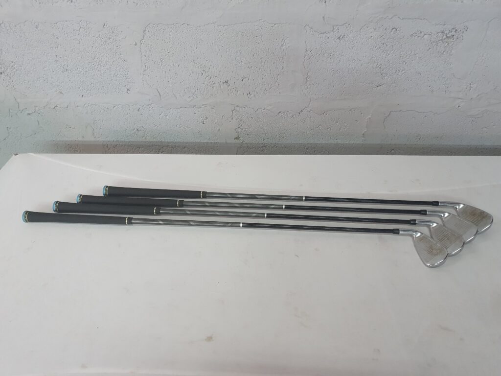 Set of 4 Cobra Superlite Golf Irons — Used, Shafts & Grips Present
