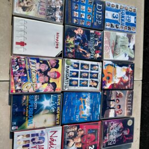 Lot of 20 Afrikaans DVD Cases — Mixed Titles (bundle)