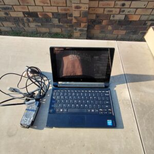 Lenovo Mini Laptop (NON-WORKING) with Charger — Damaged Hinge, For Parts