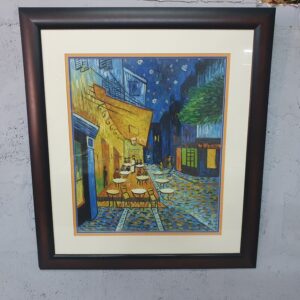 Framed Impasto-Style Painting under Glass, 90 x 82 cm (frame-only, )