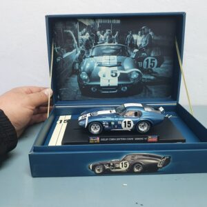 Boxed 1:32 Shelby Cobra Daytona Coupe 'Sebring '65' Model on Display Base