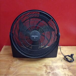 SAFEWAY 40cm Black Floor Fan — 1x Pedestal/Floor Fan, Model PIA2486