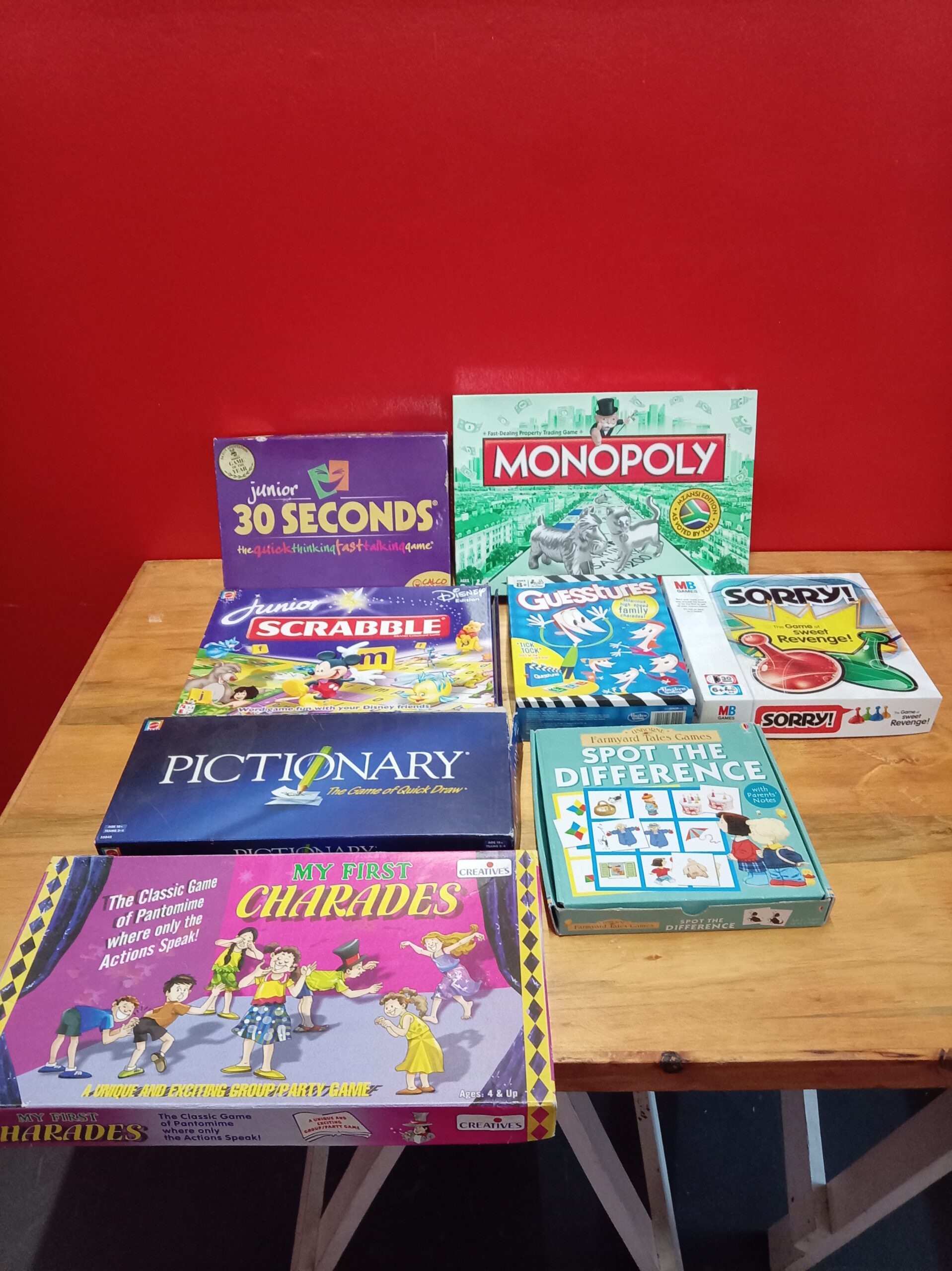 Lot of 8 Children’s Board Games – Mixed Lot, Boxed