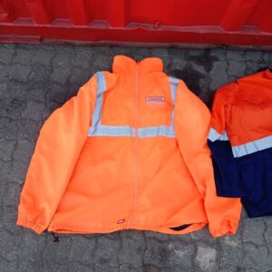 2 x High-Visibility Work Jackets – Jonsson Power Construction (3XL, Fleece Lined) & Danoher J54 (2XL)