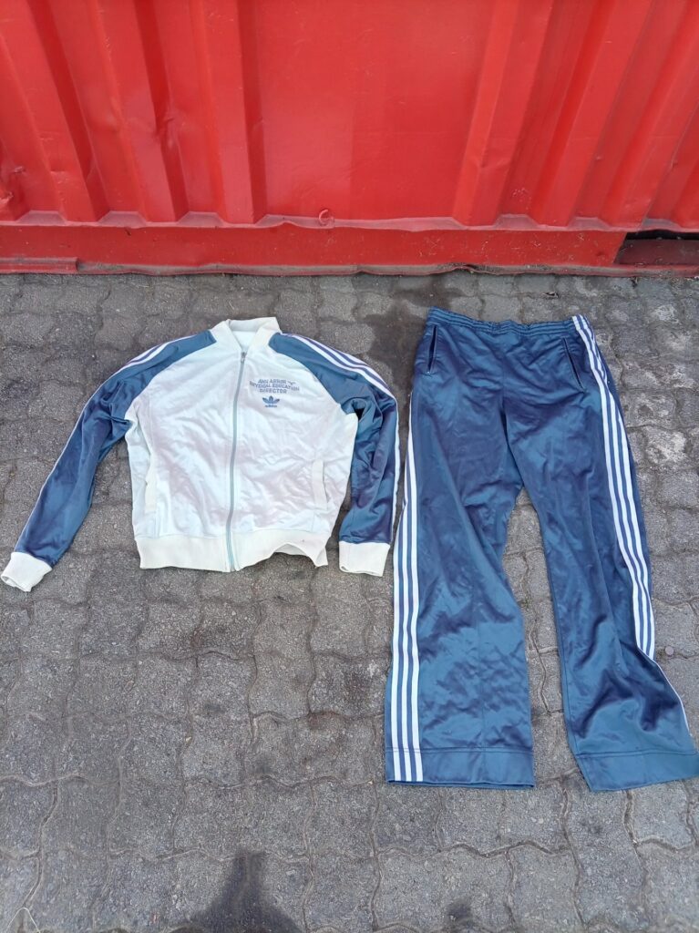 Vintage Adidas ATP Keyrolan Tracksuit – Ann Arbor ‘Y’ Physical Education Director (Jacket M, Pants L)