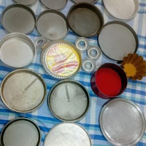Bulk Lot of 21 Assorted Baking Tins & Cake Pans – Round, Tart, Bundt & More