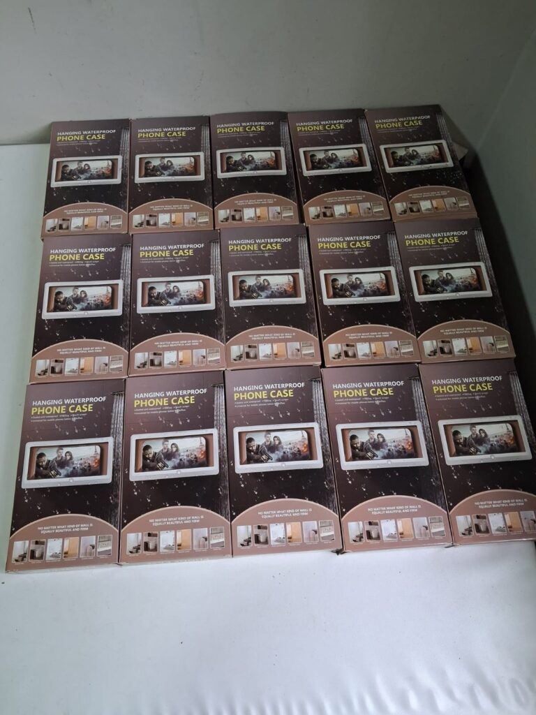 Lot of 15 Hanging Waterproof Phone Cases (boxed)