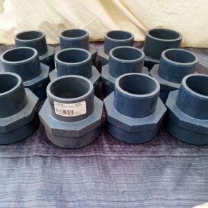 Set of 75mm Solvent-Weld Female Pipe Adapters (12 claimed)