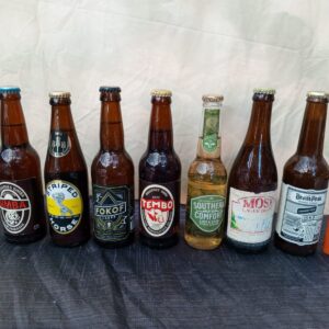 Lot of 7 Assorted Sealed Bottled Beers & Alcoholic Beverages (Mixed Brands)
