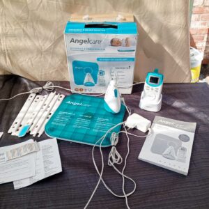 Angelcare AC401 movement & sound baby monitor set with pad, base, parent unit and manual