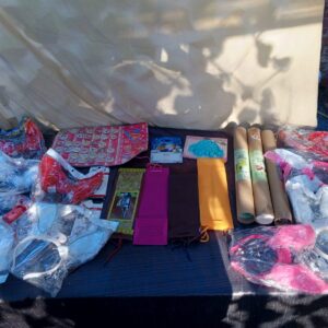 Mixed Lot of Packaged Party Accessories – Poster Tubes, Headbands, Badges & More