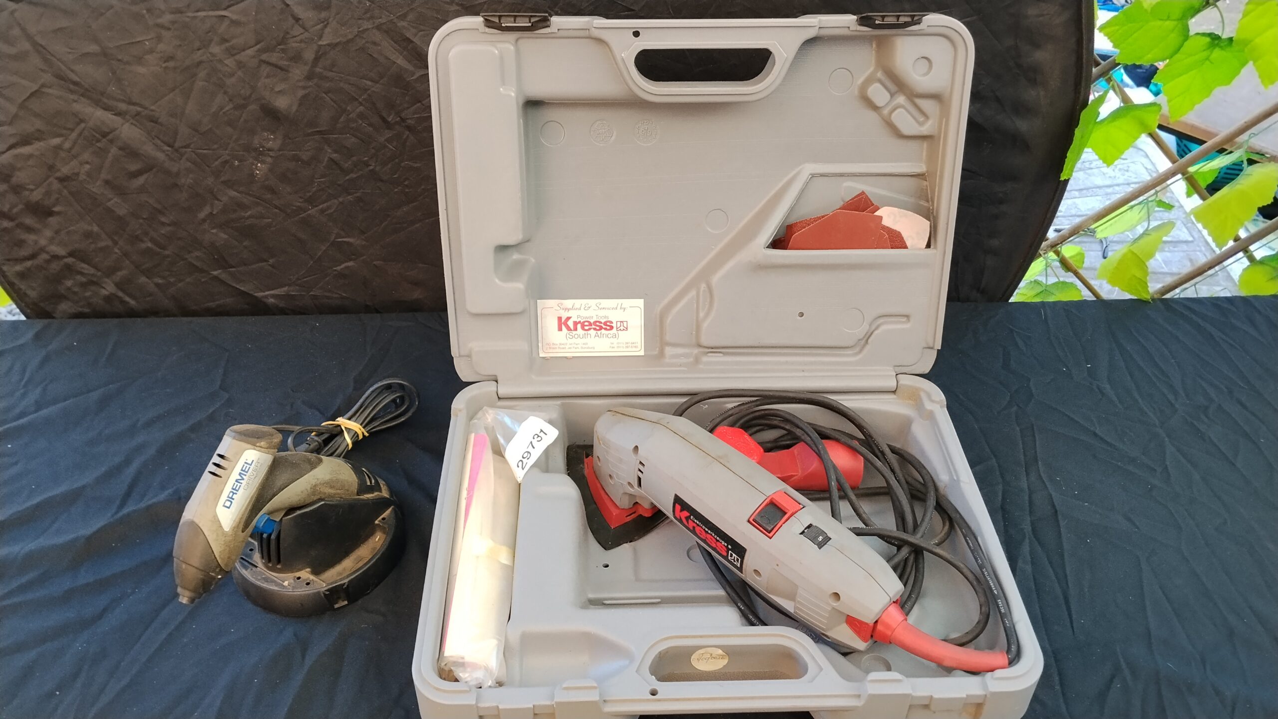Kress Corded Multi-Tool & Dremel Driver Kit in Plastic Carry Case