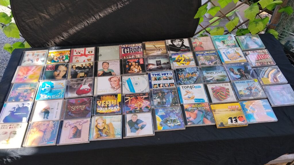 Mixed Lot of Approximately 40–50 Music CDs in Jewel Cases