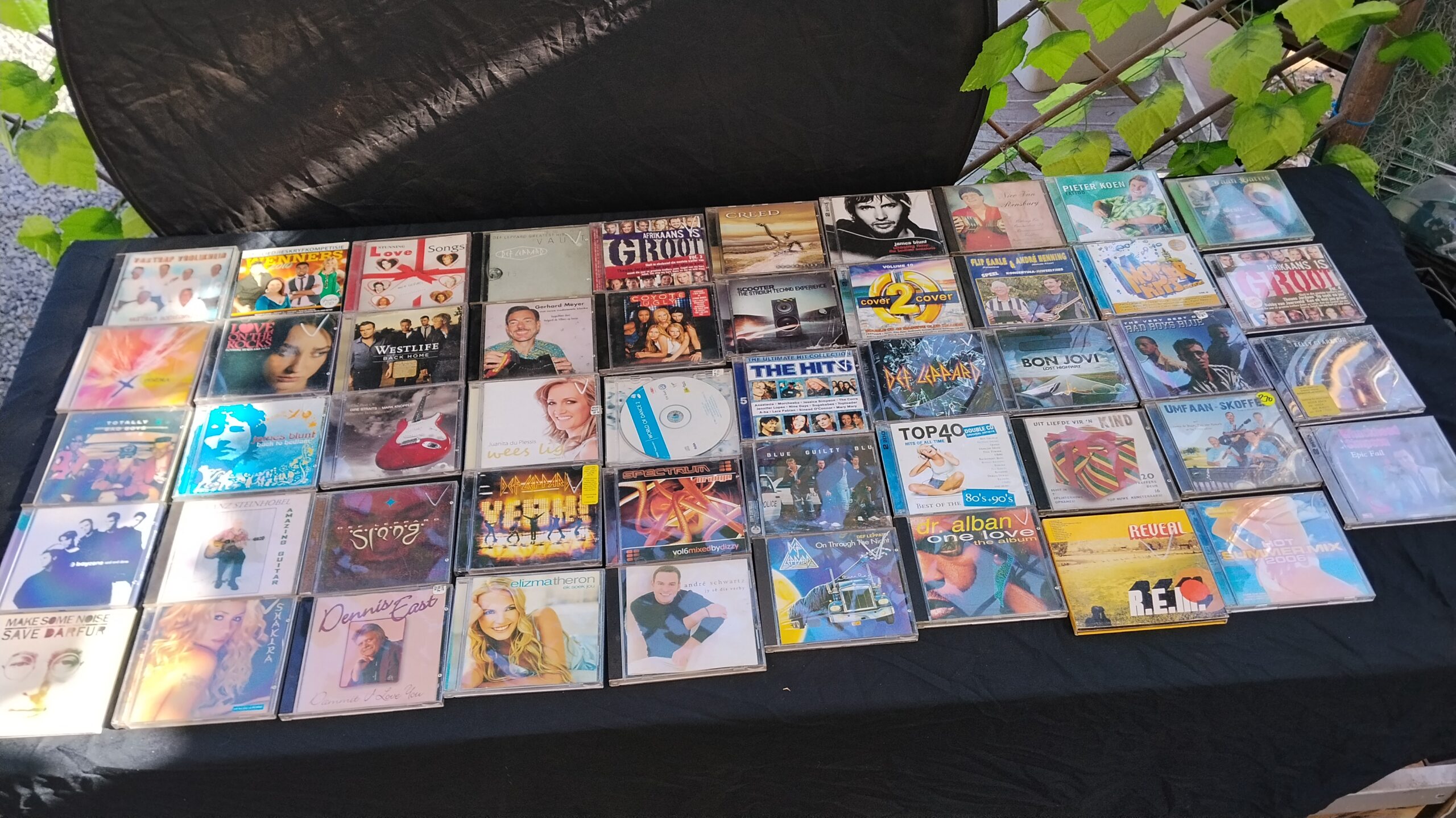 Mixed Lot of Approximately 40–50 Music CDs in Jewel Cases