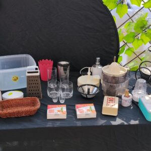 Bulk Lot: Assorted Kitchenware & Small Appliances (15-20 Items, Untested, Mixed Condition)
